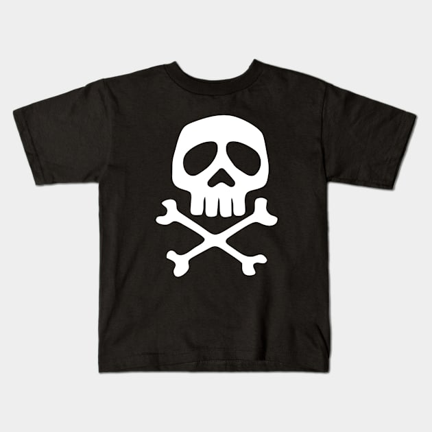 Captain Harlock Jolly Roger Kids T-Shirt by The Sarah Gibs